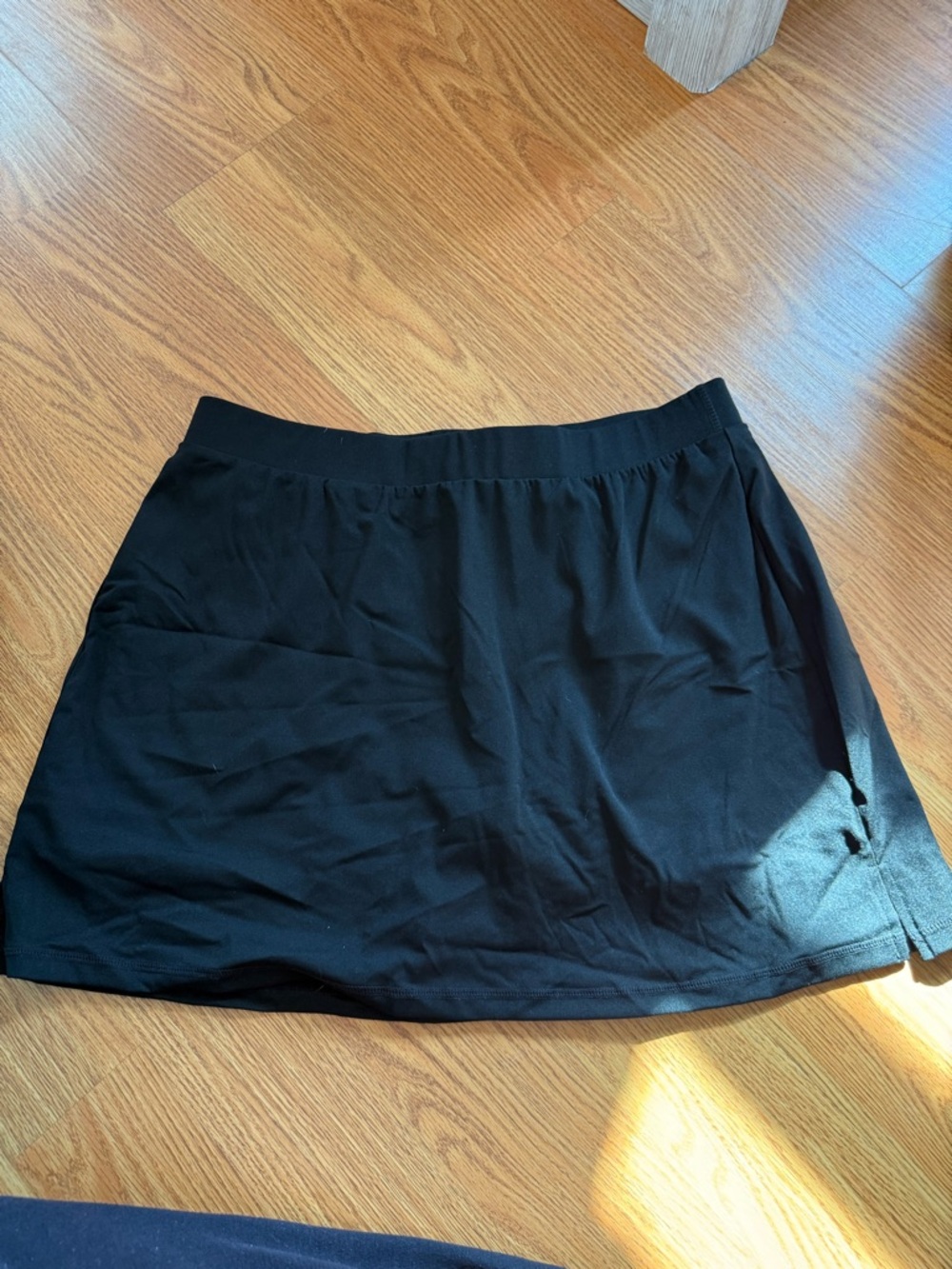 Black Active Skort